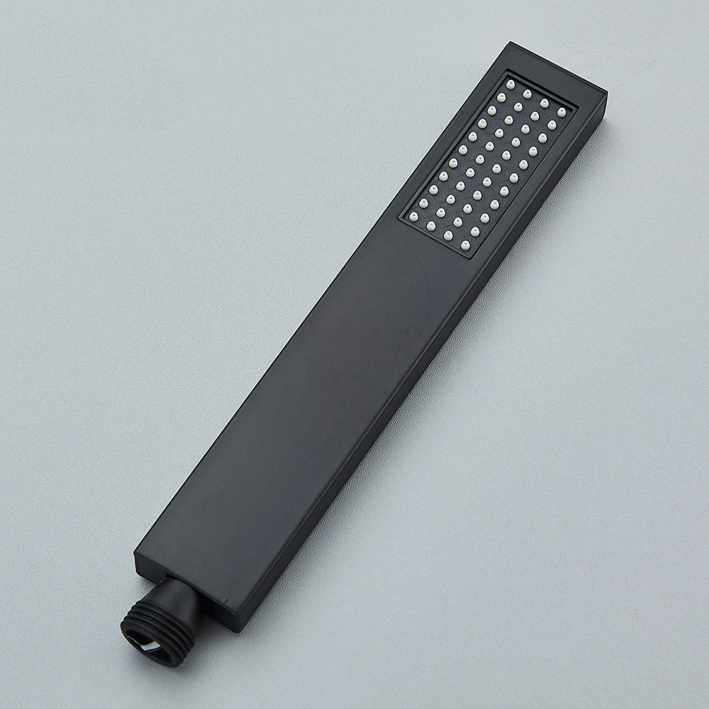 Hand shower Brass Shower Head. Square Handheld Head Replace