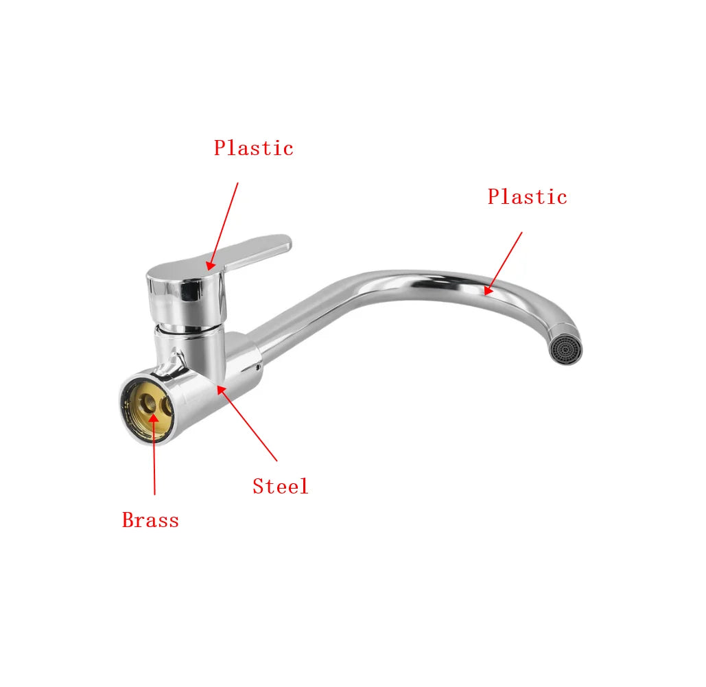 Kitchen Faucet Two Function Single Handle Pull Out Mixer Hot And Cold Mixer Water Tap Deck Mounted