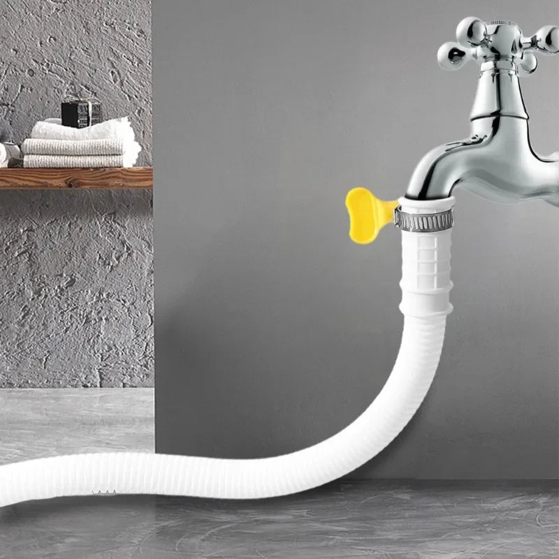 0.5/1/2/3M Washing Machine Draining Hoses Bendable Plastic Tube Faucet Extension Plumbing Hoses Air Conditioner Drain Hoses