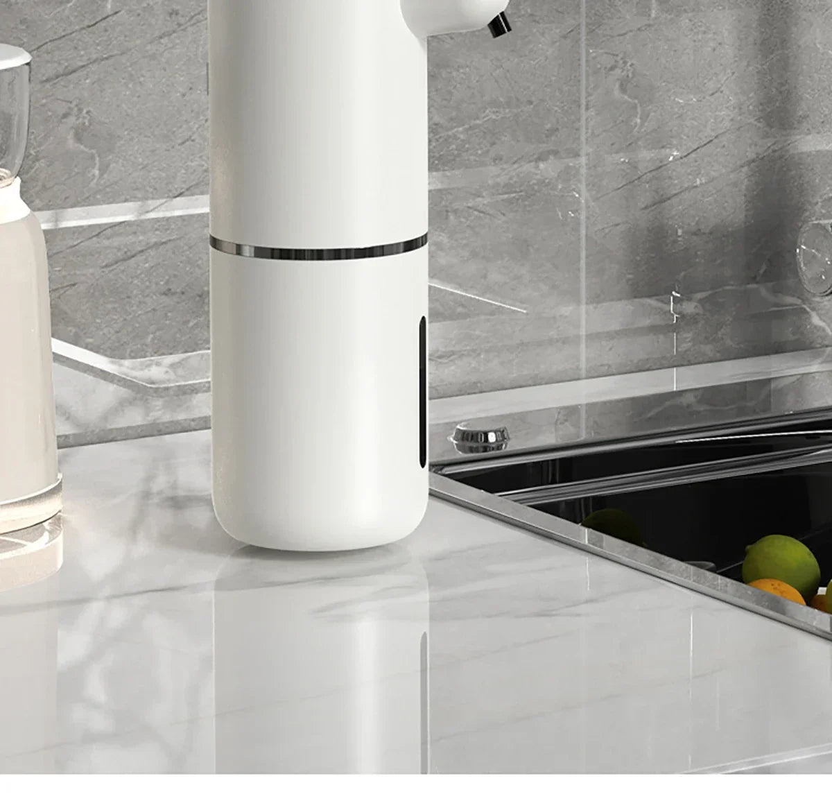 Automatic Soap Dispenser Touchless Foaming Soap Dispenser 380ml USB Rechargeable Electric 4 Level Adjustable