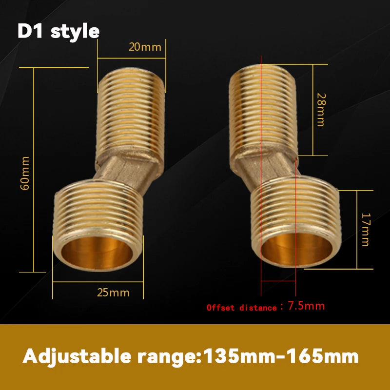 Shower System Mounting Accessories Lengthening Screws Eccentric Screw Bathroom Faucet Connector Faucet Universal Accessories