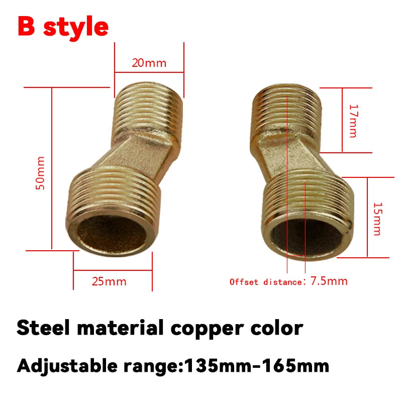Shower System Mounting Accessories Lengthening Screws Eccentric Screw Bathroom Faucet Connector Faucet Universal Accessories