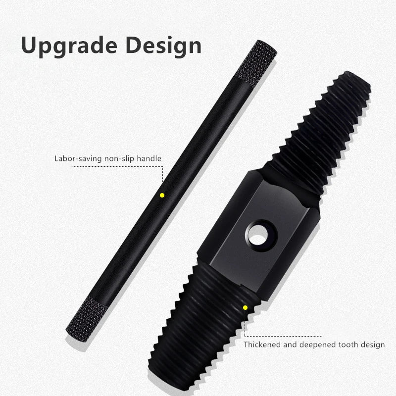 Double Head Wrench Faucet Valve Broken Screw Extractor Set Pipe Remover Damaged Wire Water Pipe Bolt Removal Plumbing Tools Set