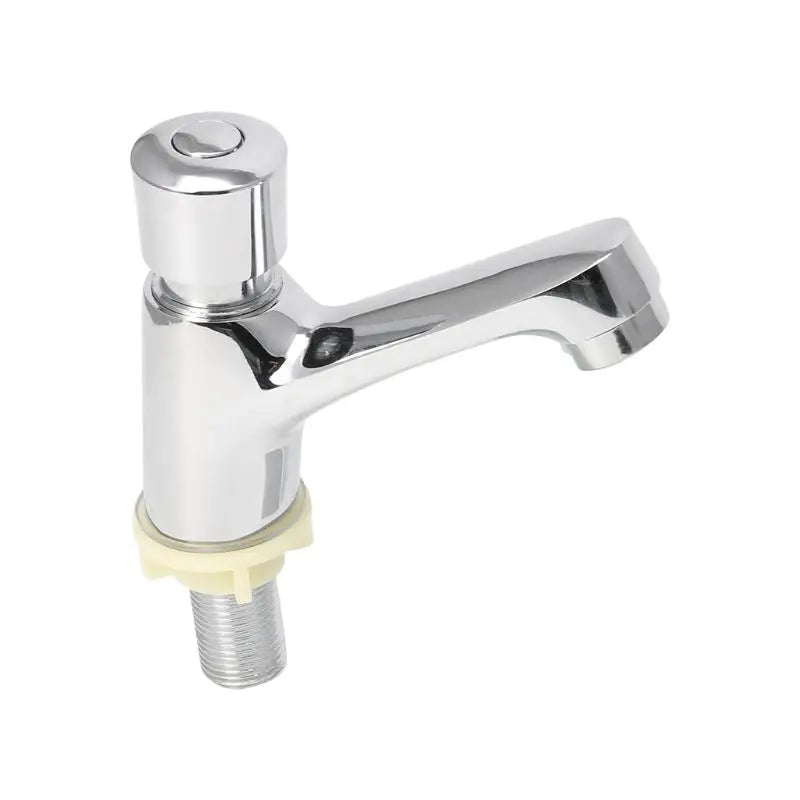 Basin Self Closing Water-saving Faucet Bathroom Basin Cold Water Faucet Delay Button Section Faucet
