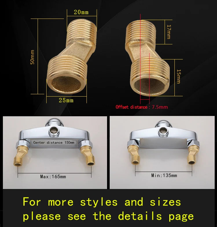 Shower System Mounting Accessories Lengthening Screws Eccentric Screw Bathroom Faucet Connector Faucet Universal Accessories