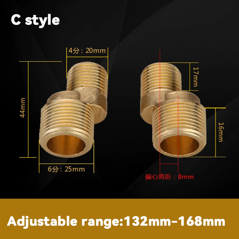 Shower System Mounting Accessories Lengthening Screws Eccentric Screw Bathroom Faucet Connector Faucet Universal Accessories