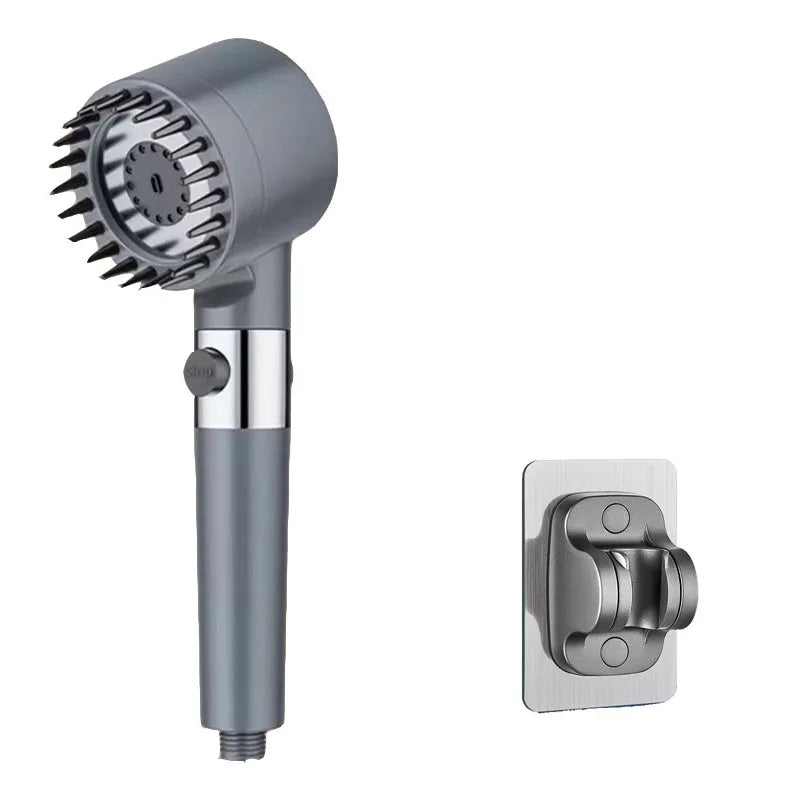 Three Speed Adjustment Bathroom Supplies Head Massage Portable Shower