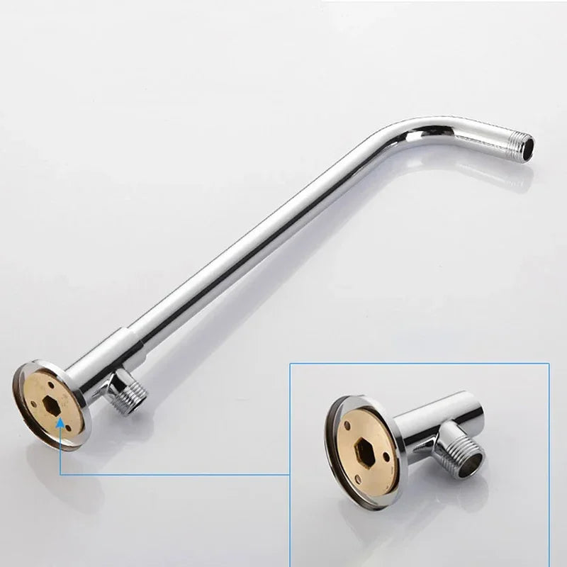 Wall-mounted Stainless Steel Shower Head Extension Arm Rain Extension Tube