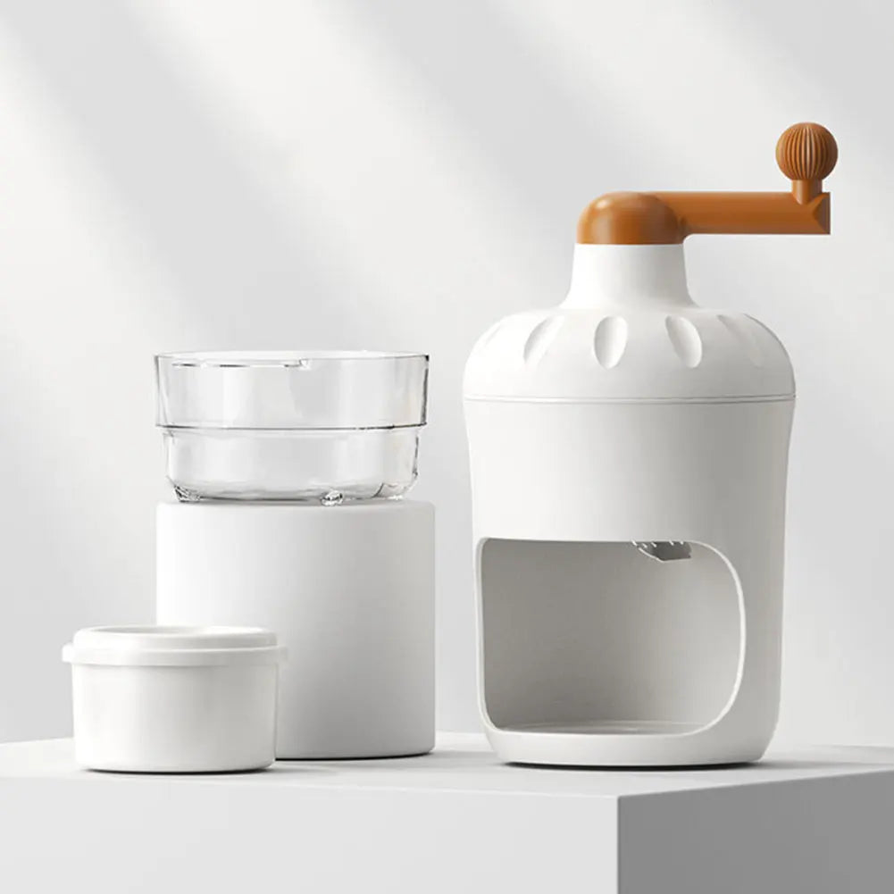 Manual Shaved Ice Machine Lightweight Mini Rotary Ice Shaving Machine ,Crushed Ice Maker