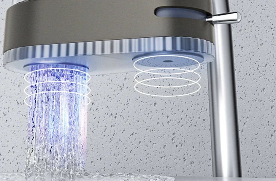 Faucet Tap Water Purifier Physical Filtering for Home Kictchen 2 Filter Element Removable Washable Filter Water Purifier Aerator