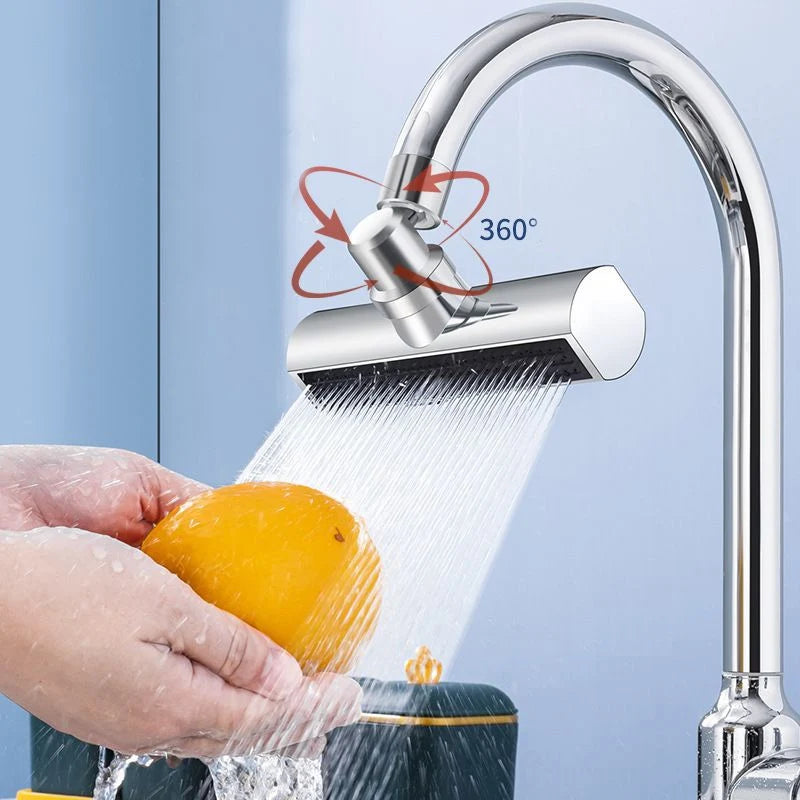 Kitchen Waterfall Three-mode Universal Swivel Extension Faucet