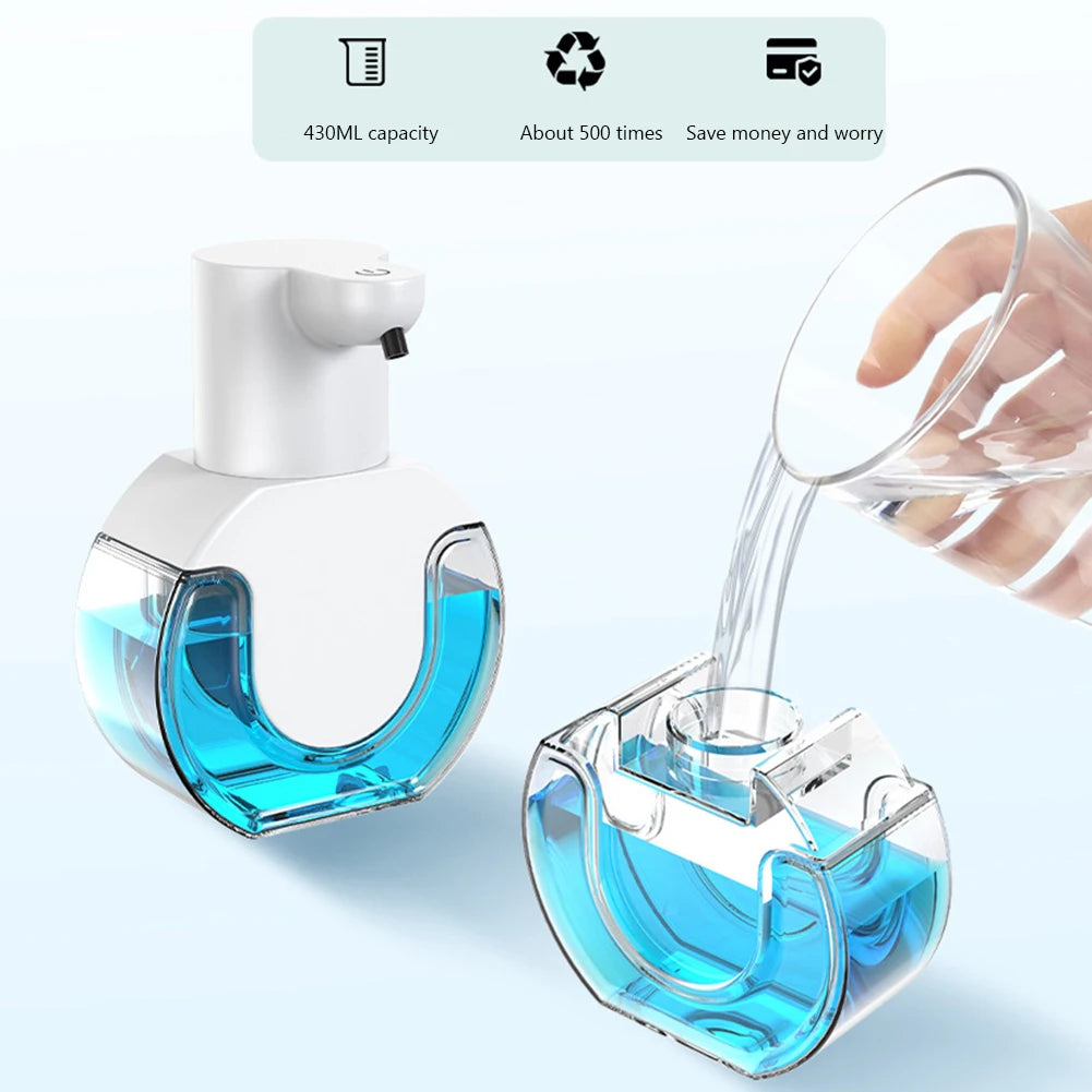 Smart Induction Soap Dispenser Wall Mountable Rechargable Eco-friendly