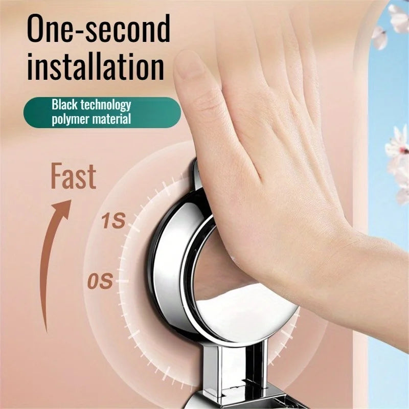 Shower Head Support Mural Douche Suction Cup Holder 360° Adjustable