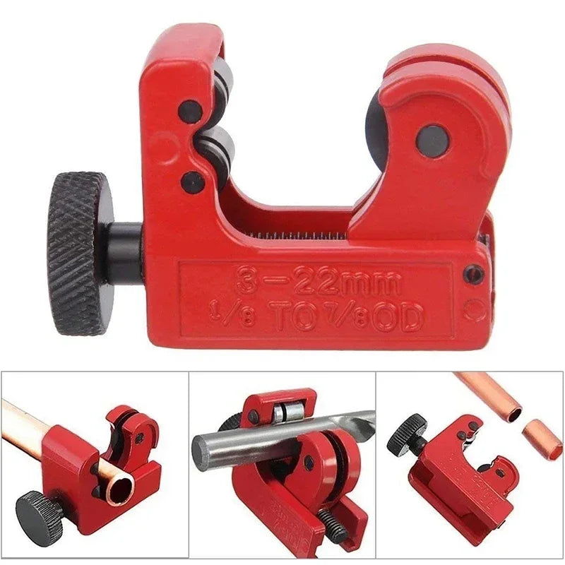 STONEGO 3-16/3-22/3-28mm Pipe Cutter Light Zinc Alloy Metal Pipe Cutter Pipe Cutter V2 Small Copper Pipe Cutter Arrow Cutter