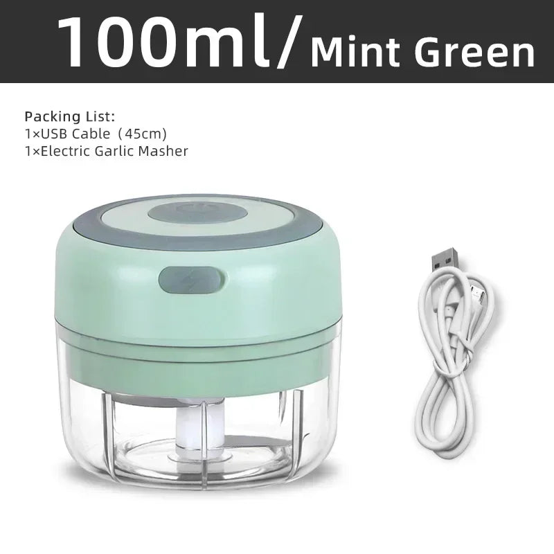 USB Kitchen Chopper ,One-Touch Operation