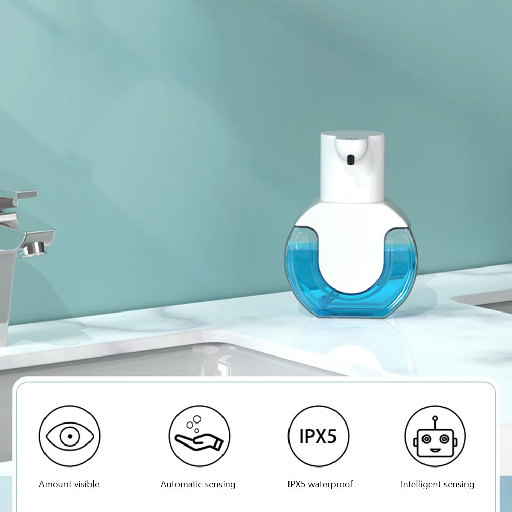 Smart Induction Soap Dispenser Wall Mountable Rechargable Eco-friendly