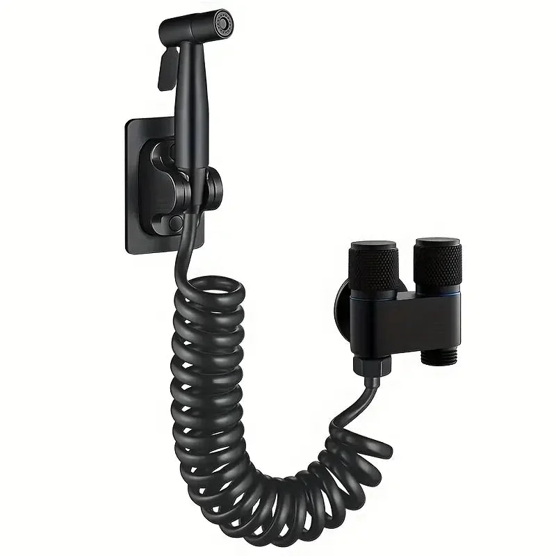 Modern Dual mop toilet cleaning faucet, wall mounted