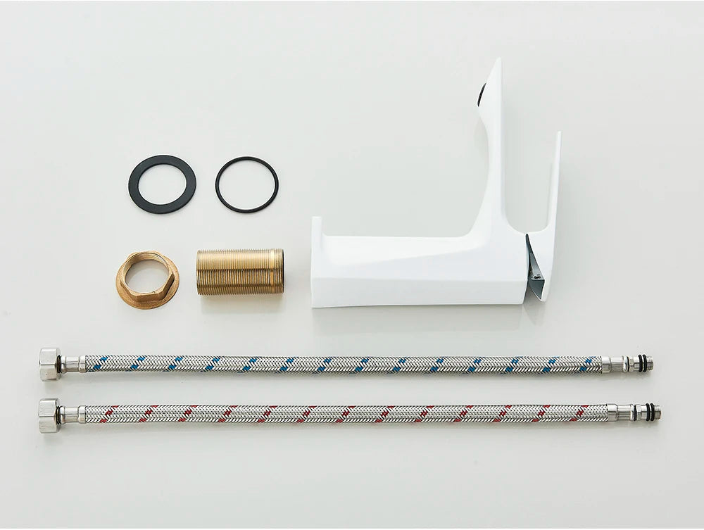 Black Bathroom Faucet Deck Mounted Bathroom Sink Mixer Tap Single Lever Faucets Chrome/White/Grey/Brushed Gold