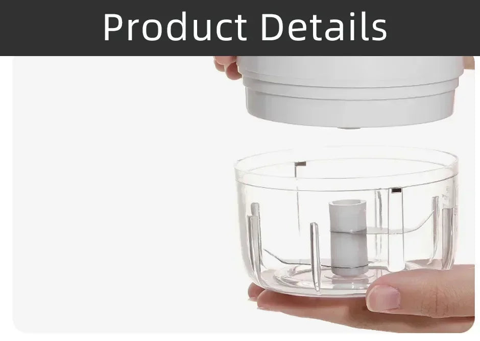 USB Kitchen Chopper ,One-Touch Operation