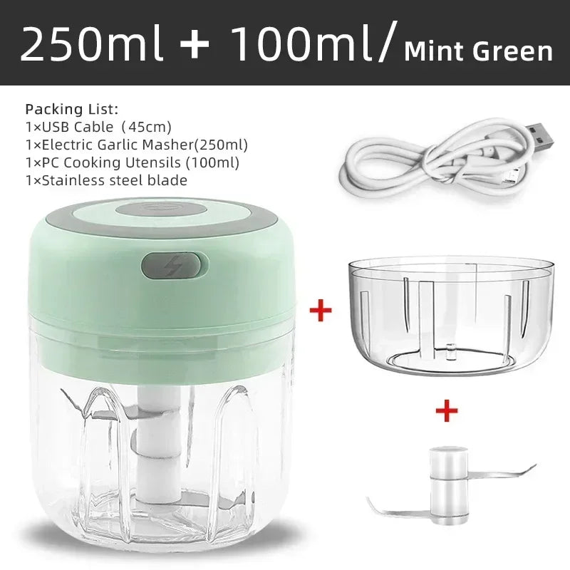 USB Kitchen Chopper ,One-Touch Operation