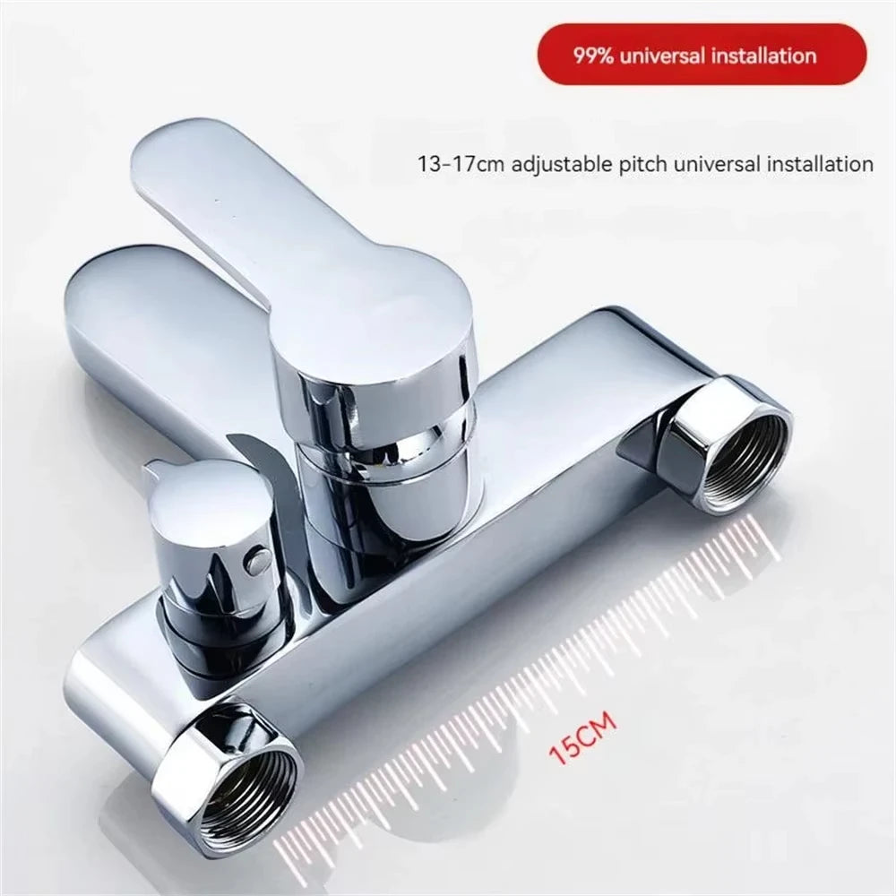 Bathroom Shower Faucet Mixing Valve Shower ,Shower Set Bathtub Mixing Switch Triple Hot and Cold Faucet