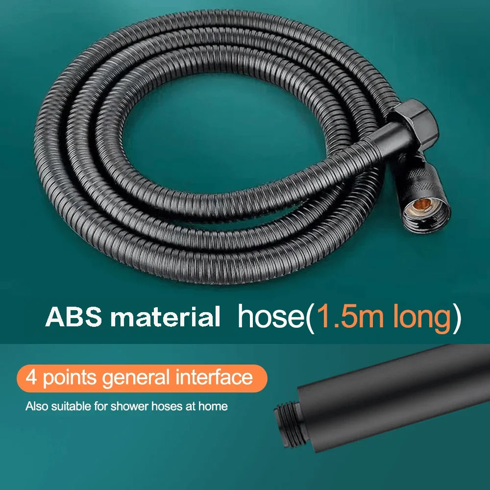 High Pressure Shower Head 5 Modes Adjustable One-Key Stop Spray Nozzle