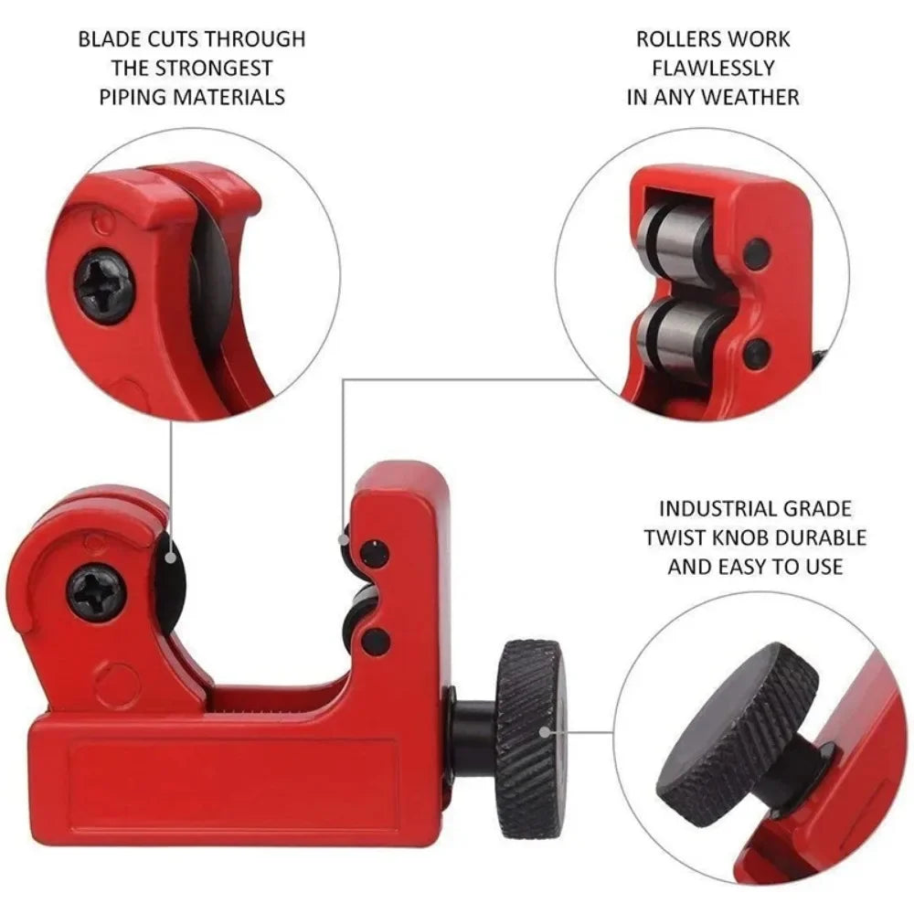 STONEGO 3-16/3-22/3-28mm Pipe Cutter Light Zinc Alloy Metal Pipe Cutter Pipe Cutter V2 Small Copper Pipe Cutter Arrow Cutter