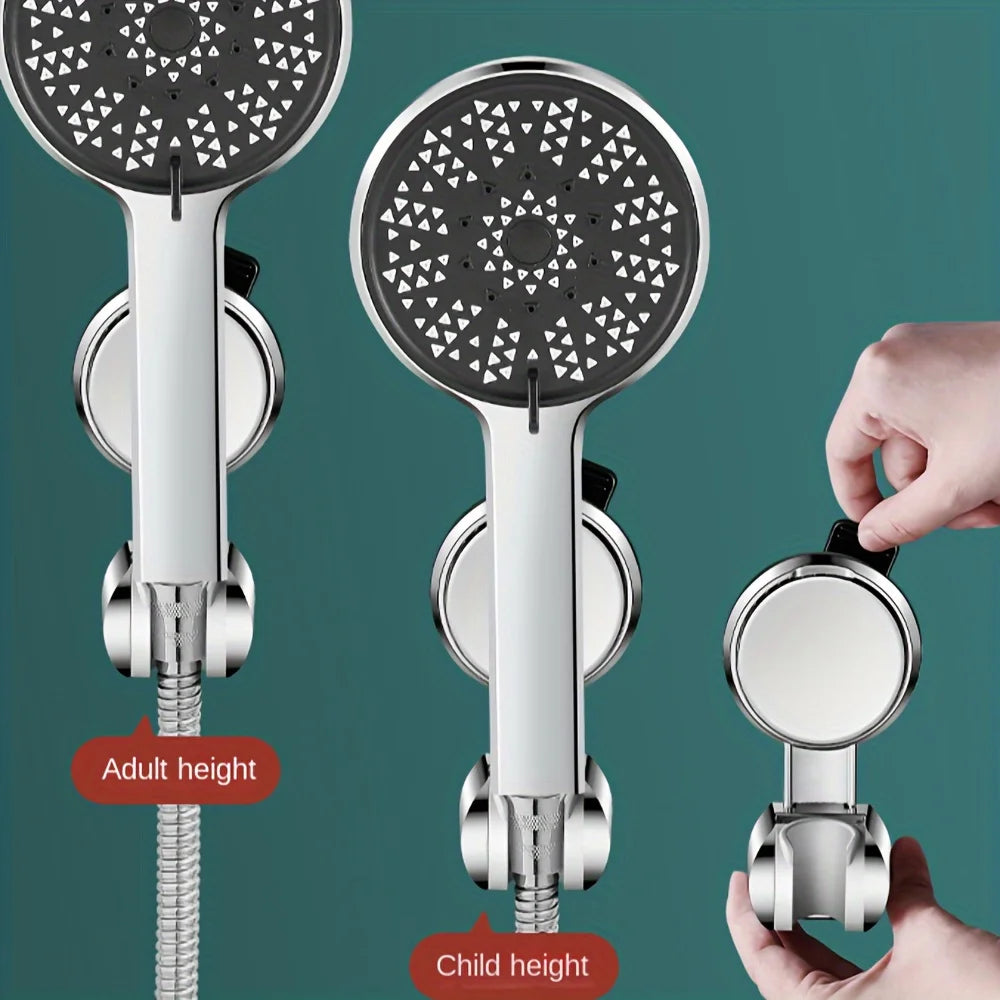 Shower Head Support Mural Douche Suction Cup Holder 360° Adjustable