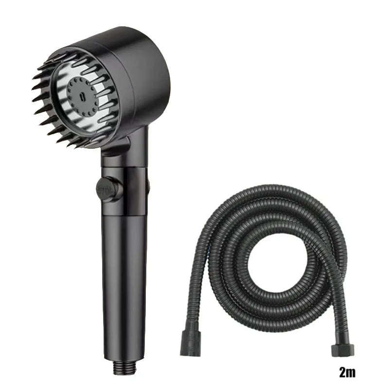 Three Speed Adjustment Bathroom Supplies Head Massage Portable Shower