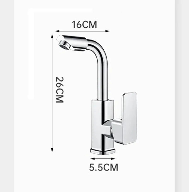 Bathroom faucet washbasin hot cold water 2-in-1 sink washbasin universal  faucet