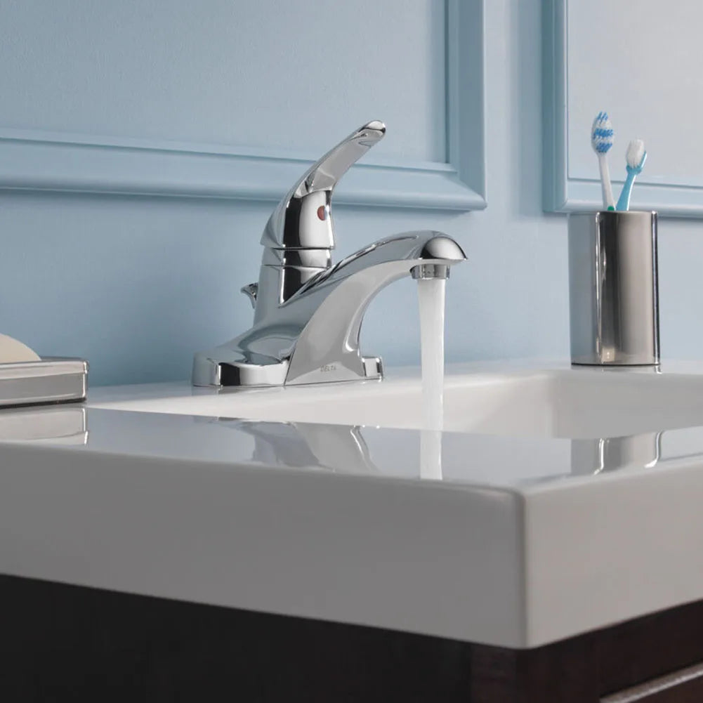Bathroom Faucet Double-Hole Basin Hot And Cold Water Faucet
