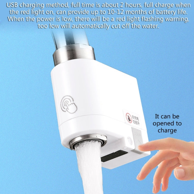 Smart Sensor Faucet Infrared Sensor Automatic Water Saver Tap Anti-overflow Kitchen Bathroom Inductive Faucet
