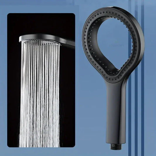 1 heart-shaped ring shower head - high-pressure elliptical design