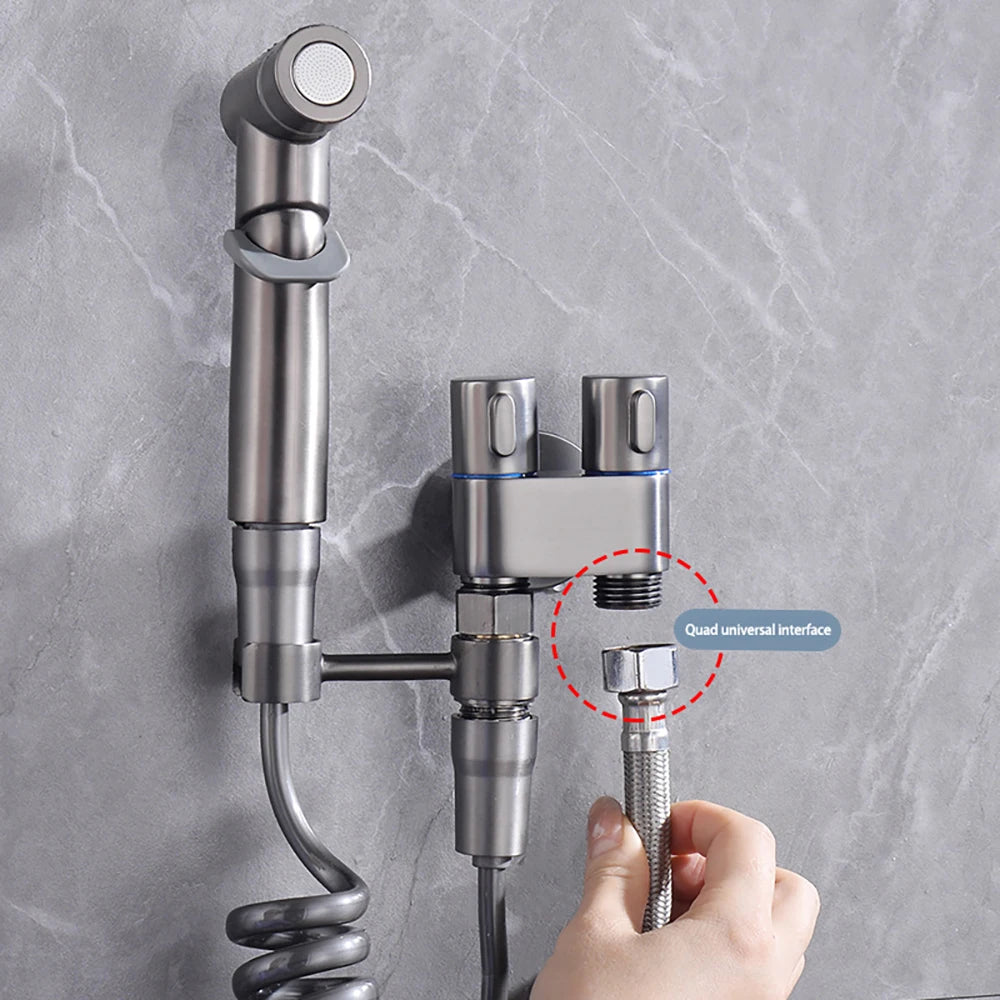 Toilet Cleaning Bidet Toilet Sprayer Set Cold Water