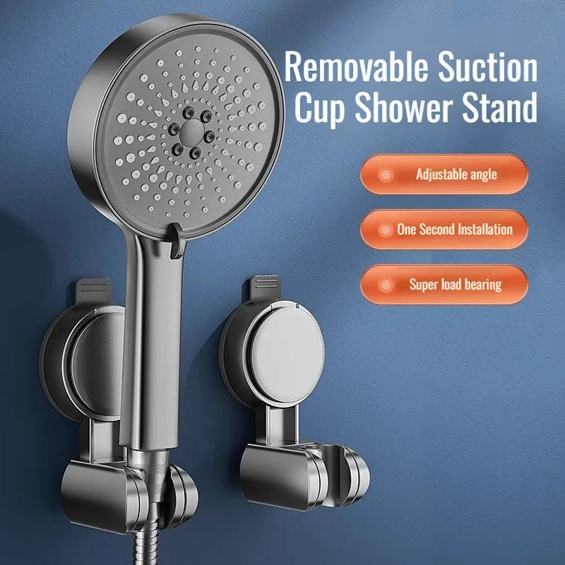 Shower Head Support Mural Douche Suction Cup Holder 360° Adjustable