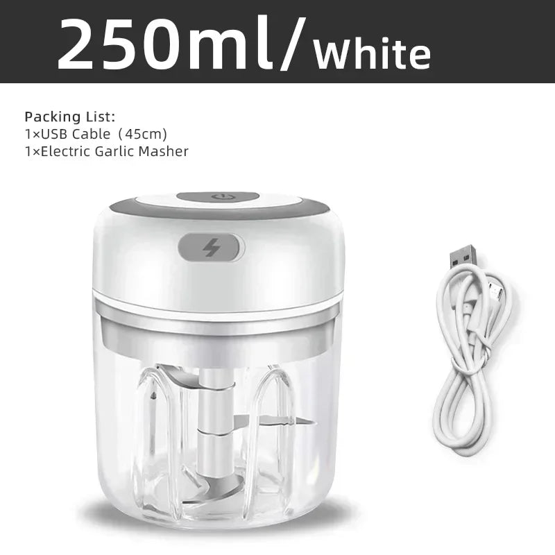 USB Kitchen Chopper ,One-Touch Operation