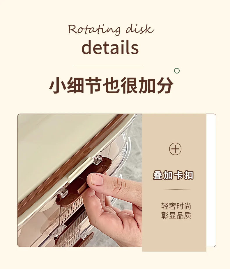 Household Multi-layer Automatic Rolling Egg Storage Box Kitchen Egg Rack Tray Refrigerator Timing Special Egg Carton