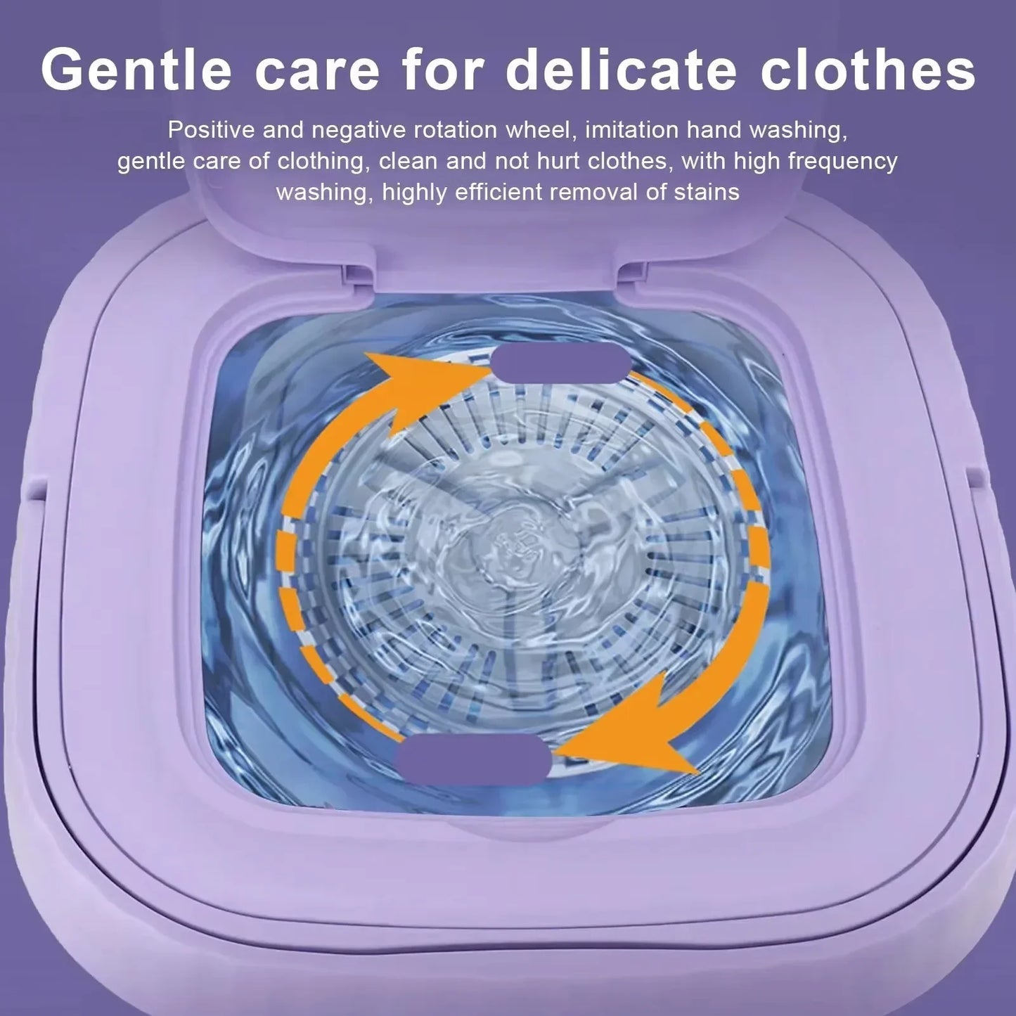 8L Portable Folding Washing Machine Bucket for ,Small Travel Washing Machine