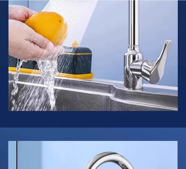 Kitchen Waterfall Three-mode Universal Swivel Extension Faucet