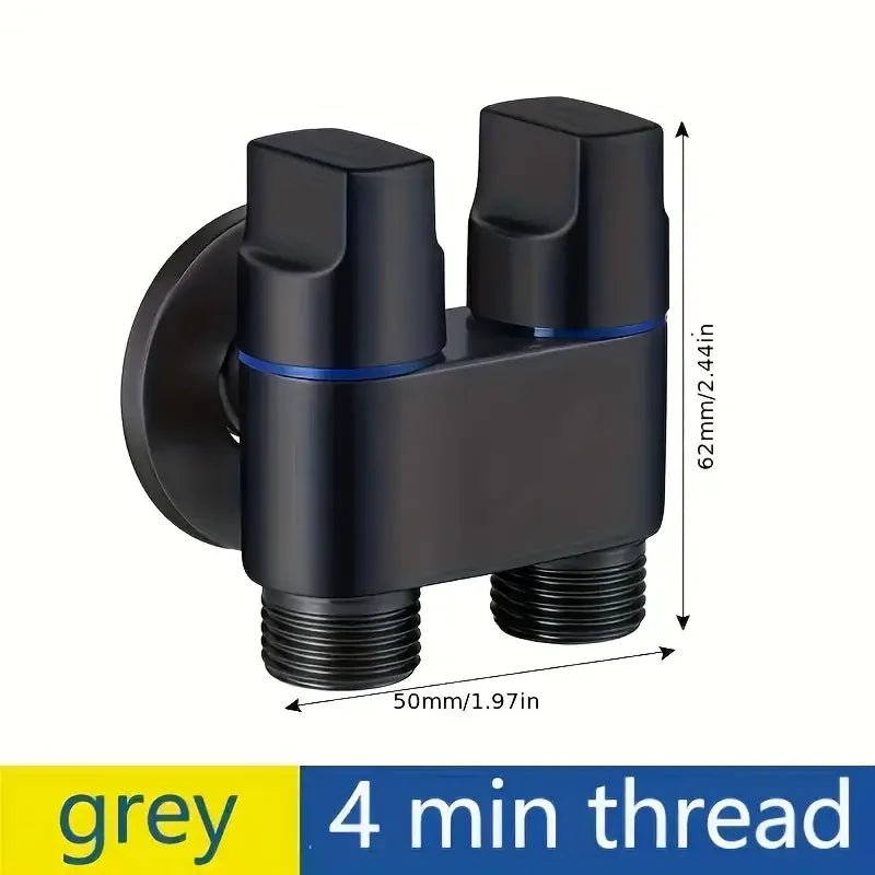 Stainless Steel Dual-Control Angle Valve, Anti-Backflow