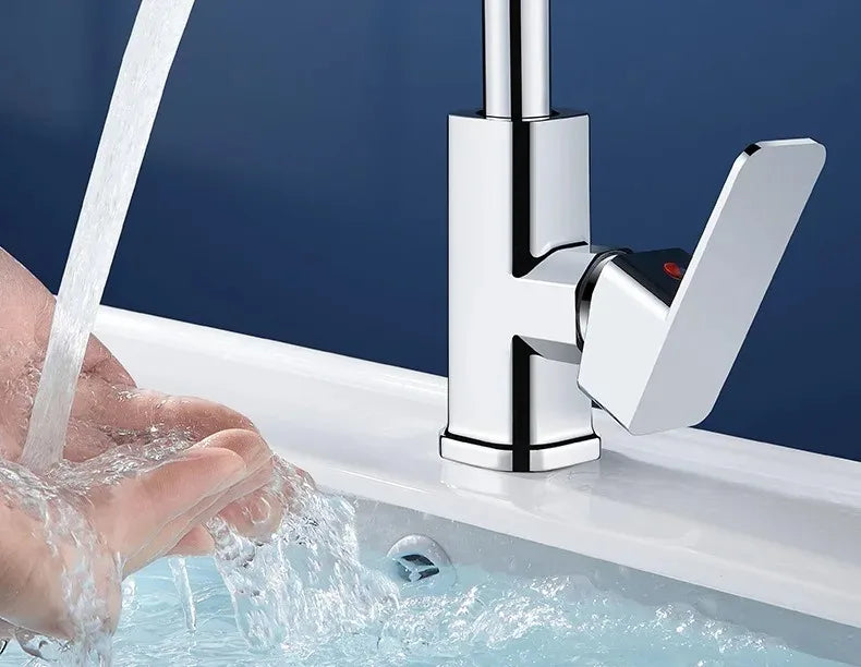 Bathroom faucet washbasin hot cold water 2-in-1 sink washbasin universal  faucet