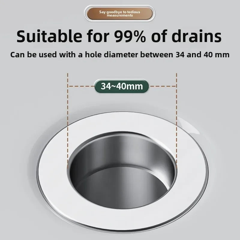 Leak Proof Toilet Washbasin Accessory Press Type Deodorizing Plug