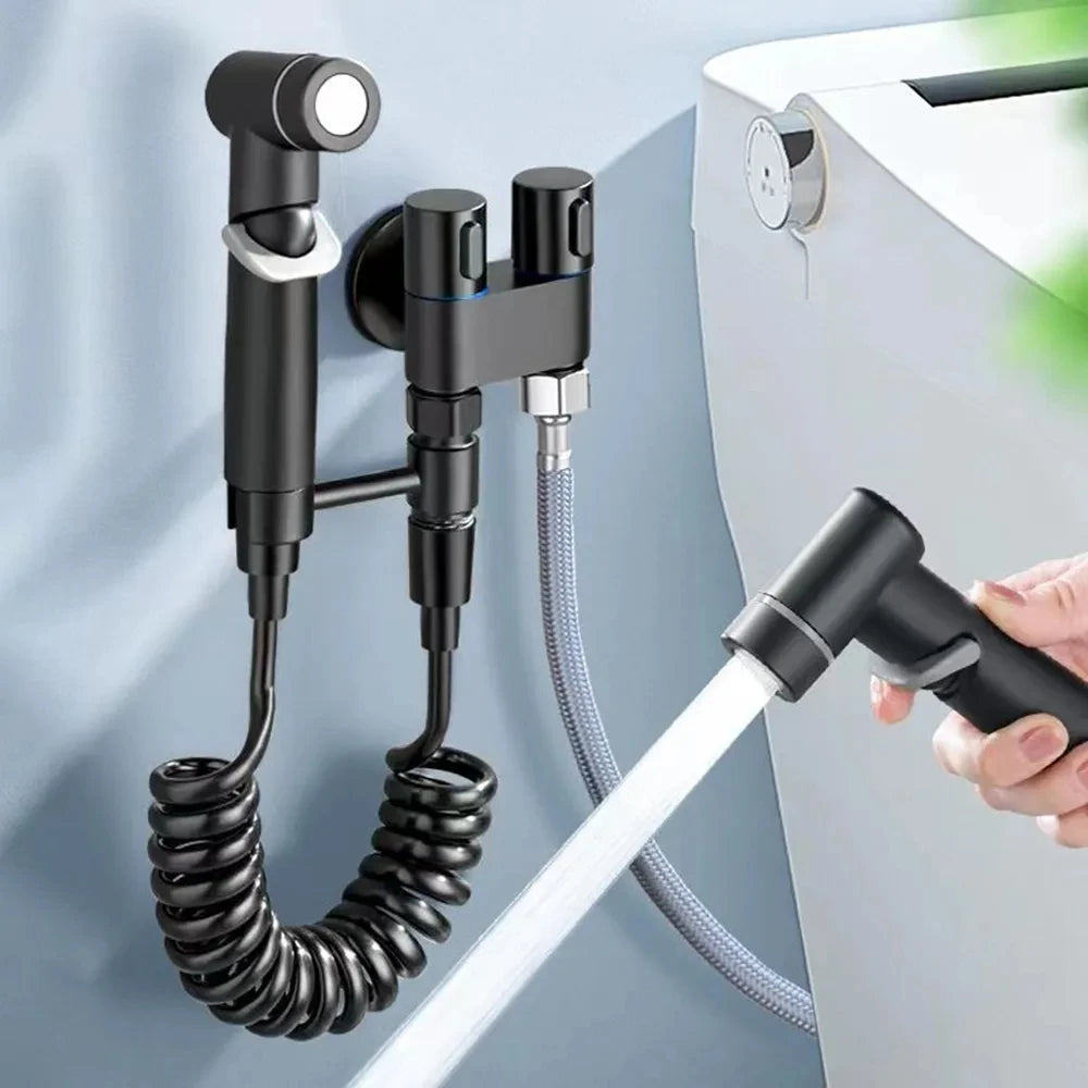 Toilet Cleaning Bidet Toilet Sprayer Set Cold Water