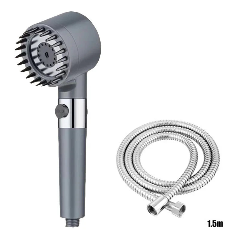 Three Speed Adjustment Bathroom Supplies Head Massage Portable Shower