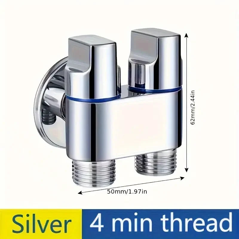 Stainless Steel Dual-Control Angle Valve, Anti-Backflow