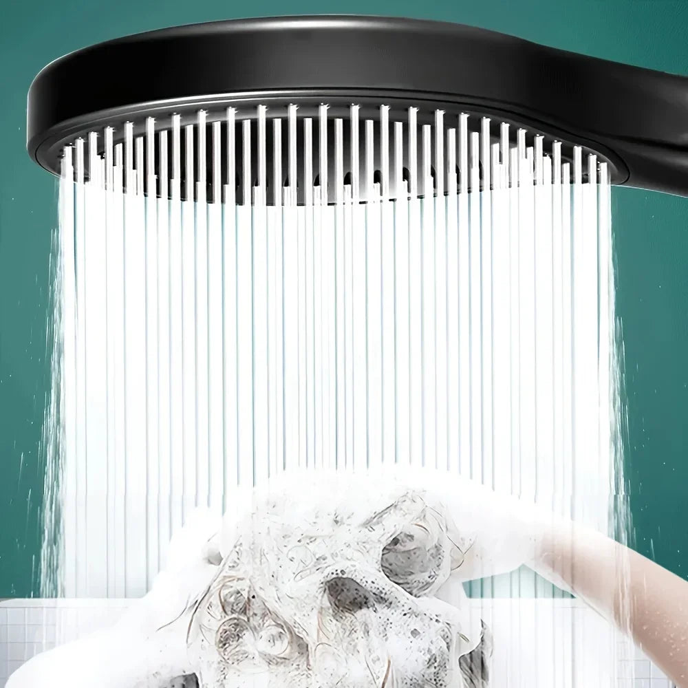1 heart-shaped ring shower head - high-pressure elliptical design