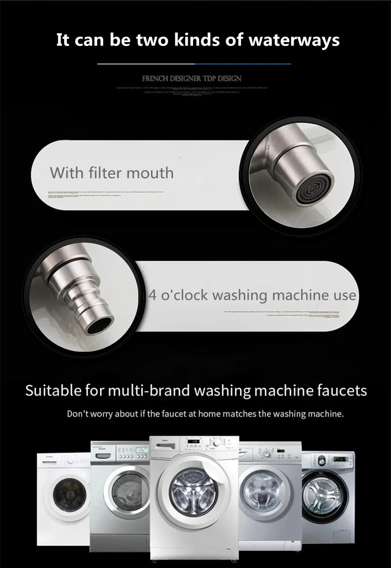 Brushed Outdoor304 Stainless Steel Garden Faucet Wall Mounted  Bibcock Garden Wash Basin