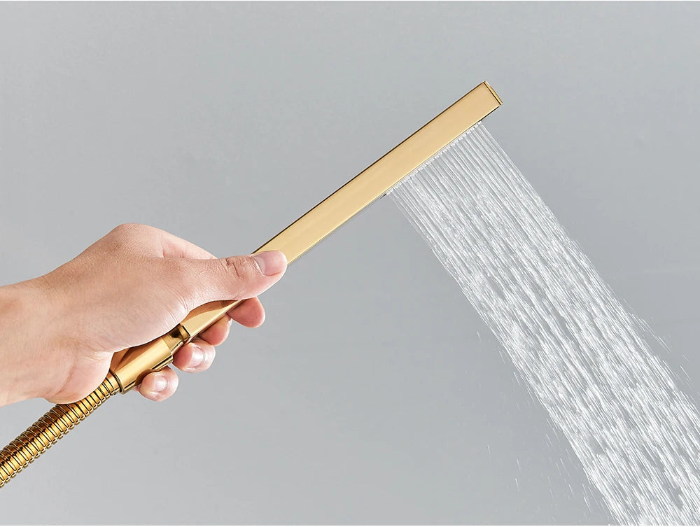 Hand shower  Brass Shower Head. Square Handheld Head Replace