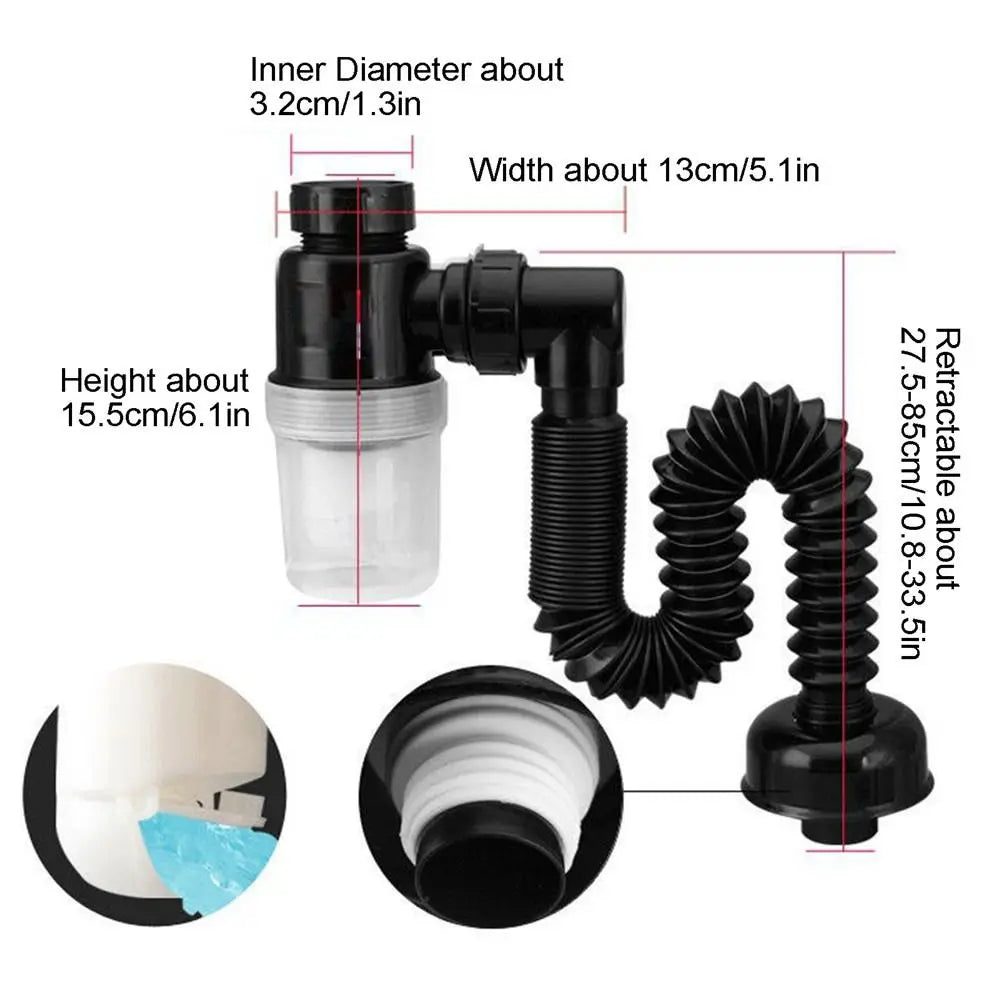 Sink Deodorant Launch Pipeline Accessories Kitchen Sink Hose Sink Strainer Drain Pipe
