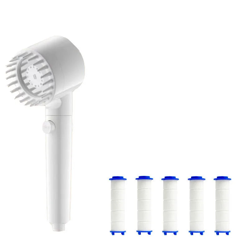 Three Speed Adjustment Bathroom Supplies Head Massage Portable Shower